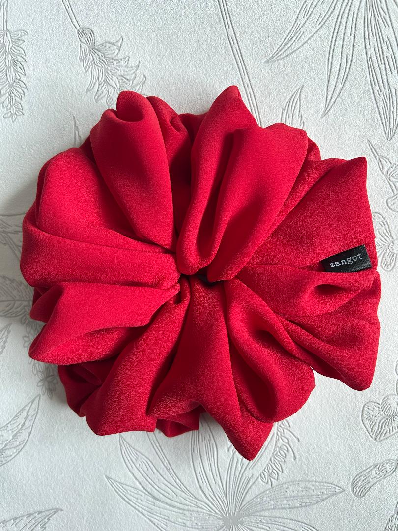 Large Red Scrunchie