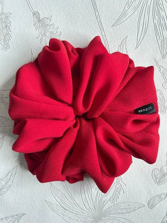 Large Red Scrunchie