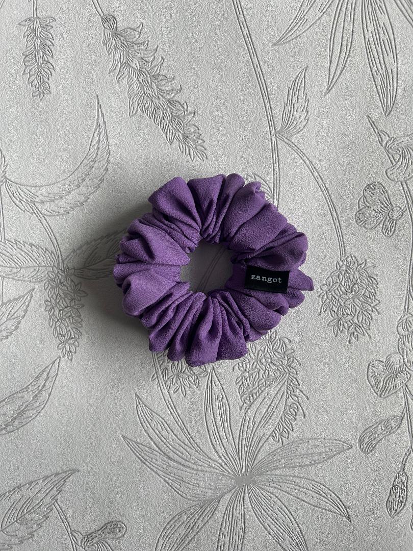 Small Amethyst Scrunchie