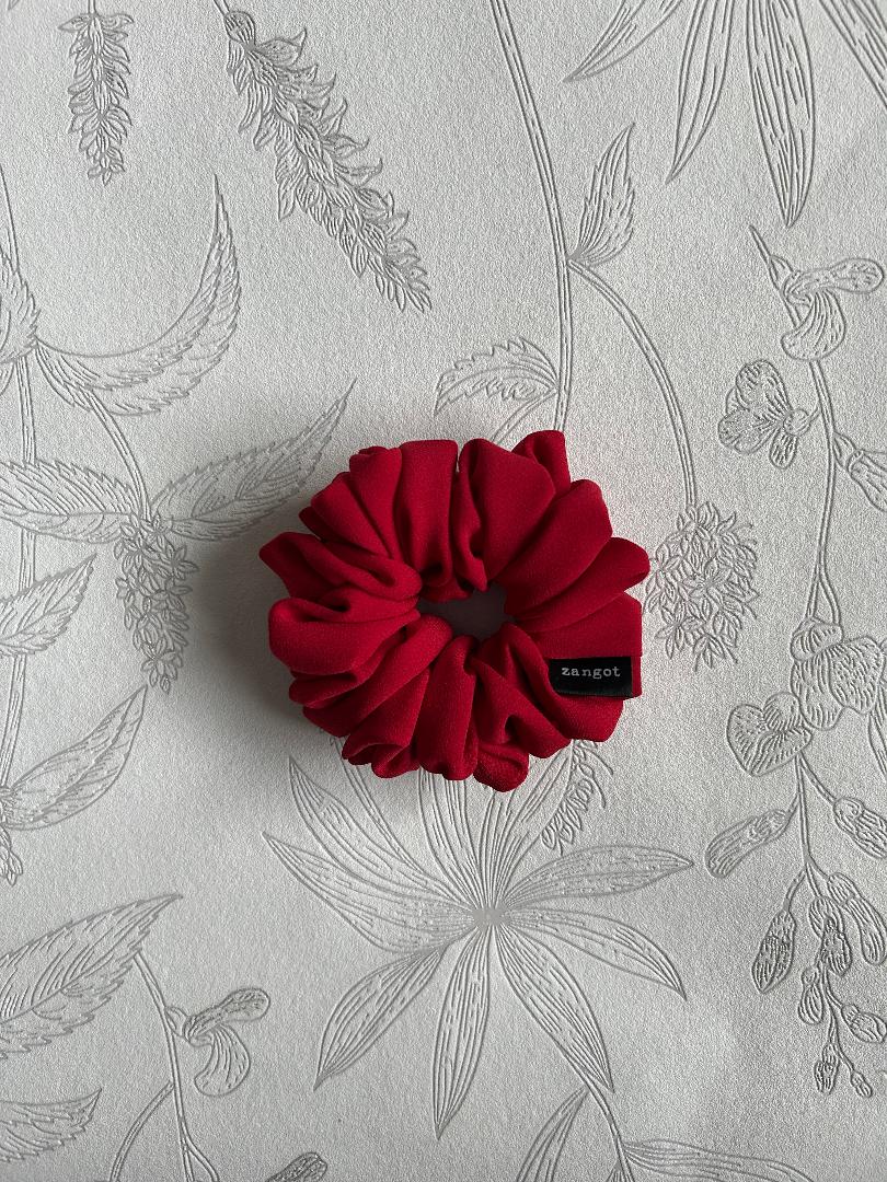 Small Red Scrunchie