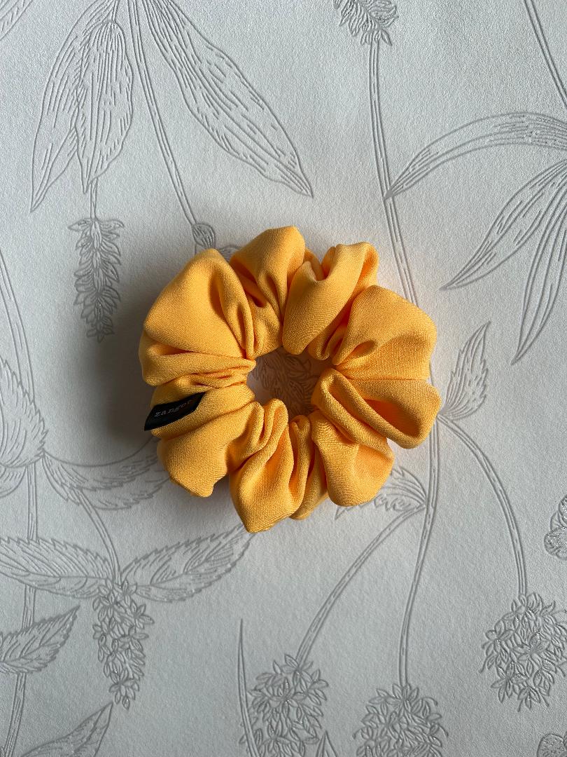 Small Fall25 Yellow Scrunchie