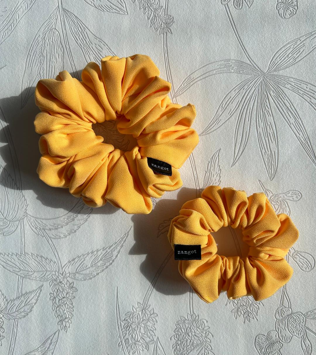 Medium Fall25 Yellow Scrunchie